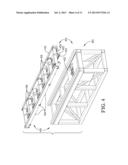 WOOD TREATMENT METHOD AND APPARATUS EMPLOYING LATERALLY SHIFTABLE     TRANSPORTATION SEGMENTS diagram and image