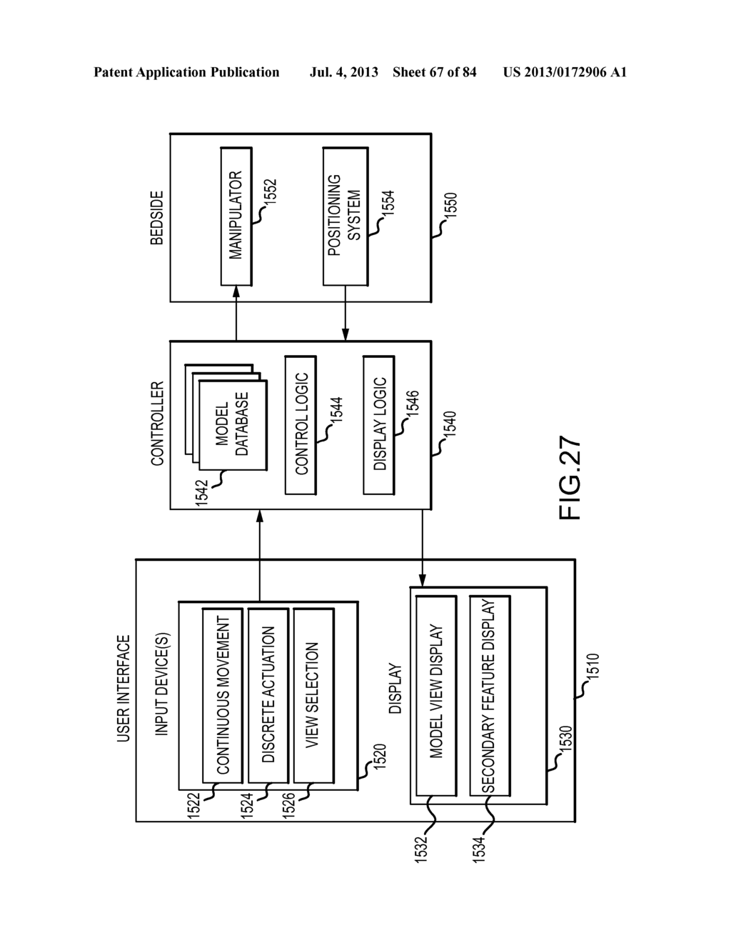 Intuitive user interface control for remote catheter navigation and 3D     mapping and visualization systems - diagram, schematic, and image 68