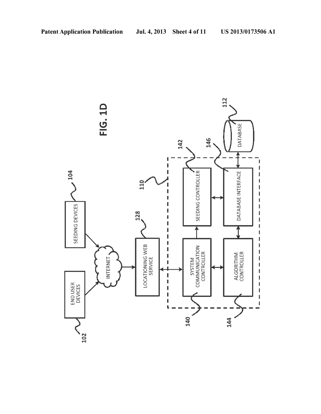 HYBRID LOCATION USING PATTERN RECOGNITION OF LOCATION READINGS AND SIGNAL     STRENGTHS OF WIRELESS ACCESS POINTS - diagram, schematic, and image 05