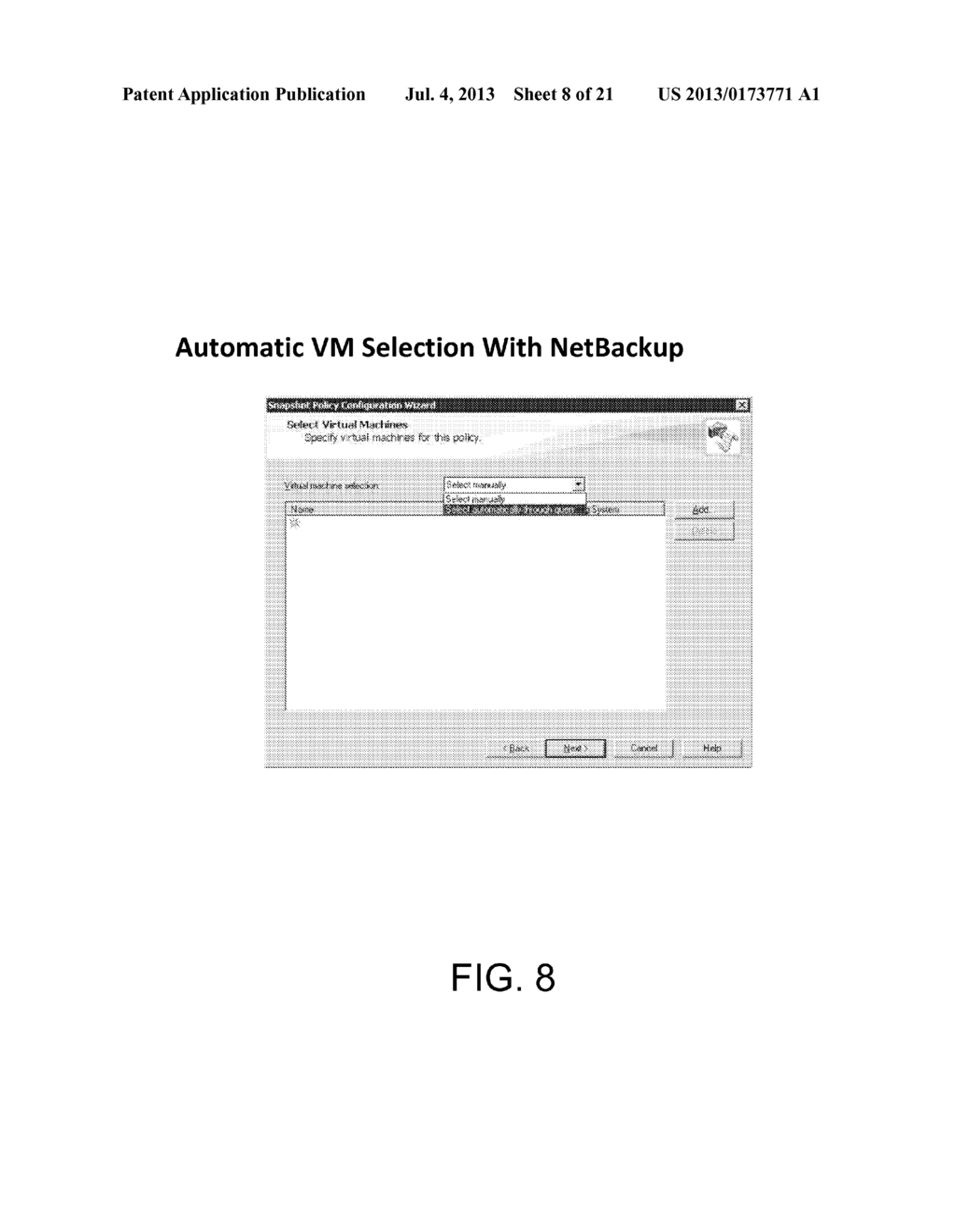AUTOMATED POLICY MANAGEMENT IN A VIRTUAL MACHINE ENVIRONMENT - diagram, schematic, and image 09