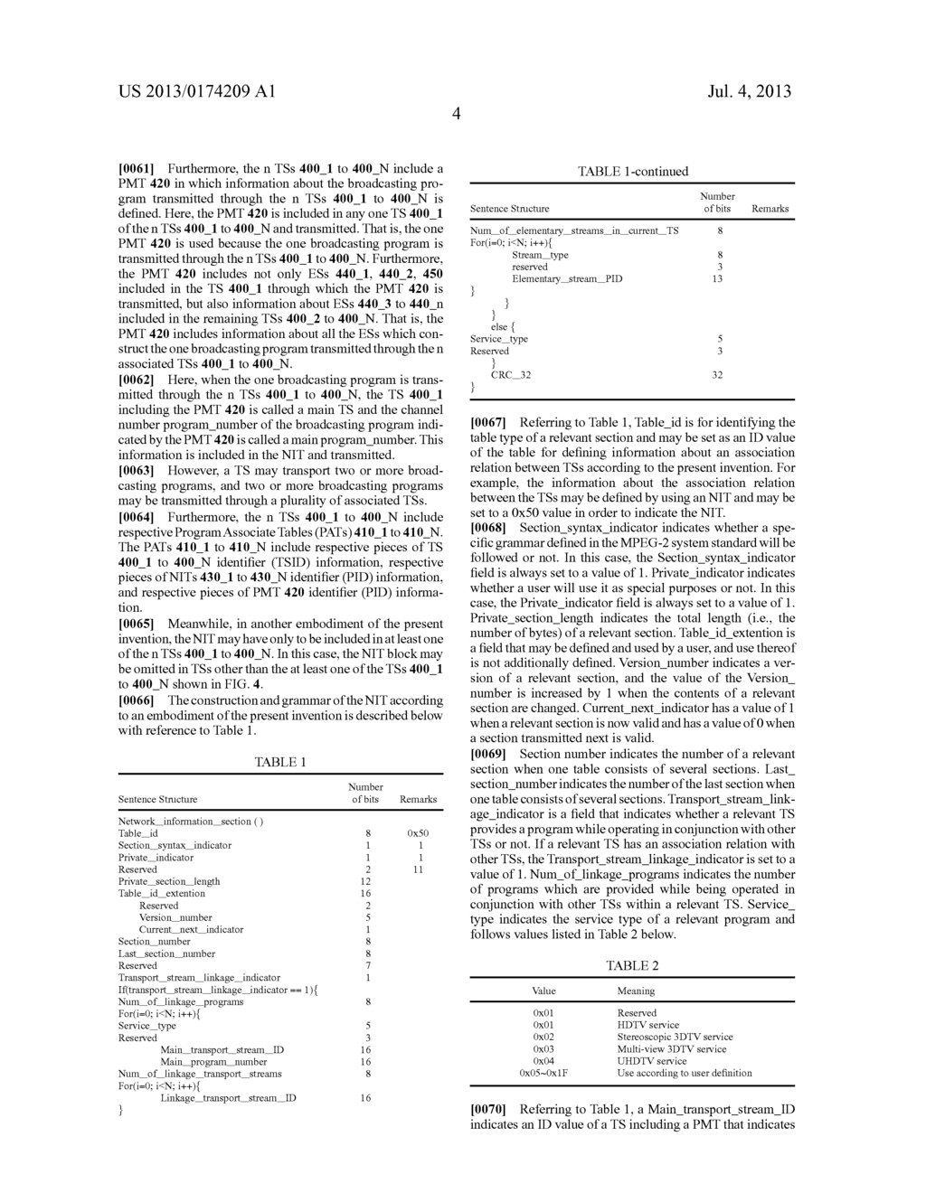 METHOD AND APPARATUS FOR TRANSMITTING AND RECEIVING UHD BROADCASTING     SERVICE IN DIGITAL BROADCASTING SYSTEM - diagram, schematic, and image 14