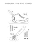 FOOTWEAR, CLOTHING AND OTHER APPAREL WITH INTERCHANGEABLE TOE AND HEEL     MEMBERS OR OTHER ORNAMENTS AND RELATED METHODS AND SYSTEMS diagram and image