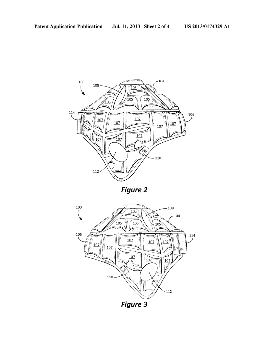 Protective Helmet Cap - diagram, schematic, and image 03