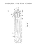 KNIFE HAVING RESILIENT ELEMENTS FOR BLADE POSITIONING diagram and image