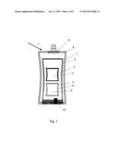 FLEXIBLE CONTAINER HAVING A BUILT-IN AUTO-HEATING OR AUTO-REFRIGERATING     ELEMENT diagram and image