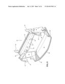 RECONFIGURABLE FRONT AND UPPER ONE PIECE BAFFLES FOR DIRECTING INCOMING     AIR FROM A VEHICLE FRONT FASCIA TO A RADIATOR COOLING MODULE diagram and image