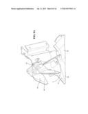 RECONFIGURABLE FRONT AND UPPER ONE PIECE BAFFLES FOR DIRECTING INCOMING     AIR FROM A VEHICLE FRONT FASCIA TO A RADIATOR COOLING MODULE diagram and image