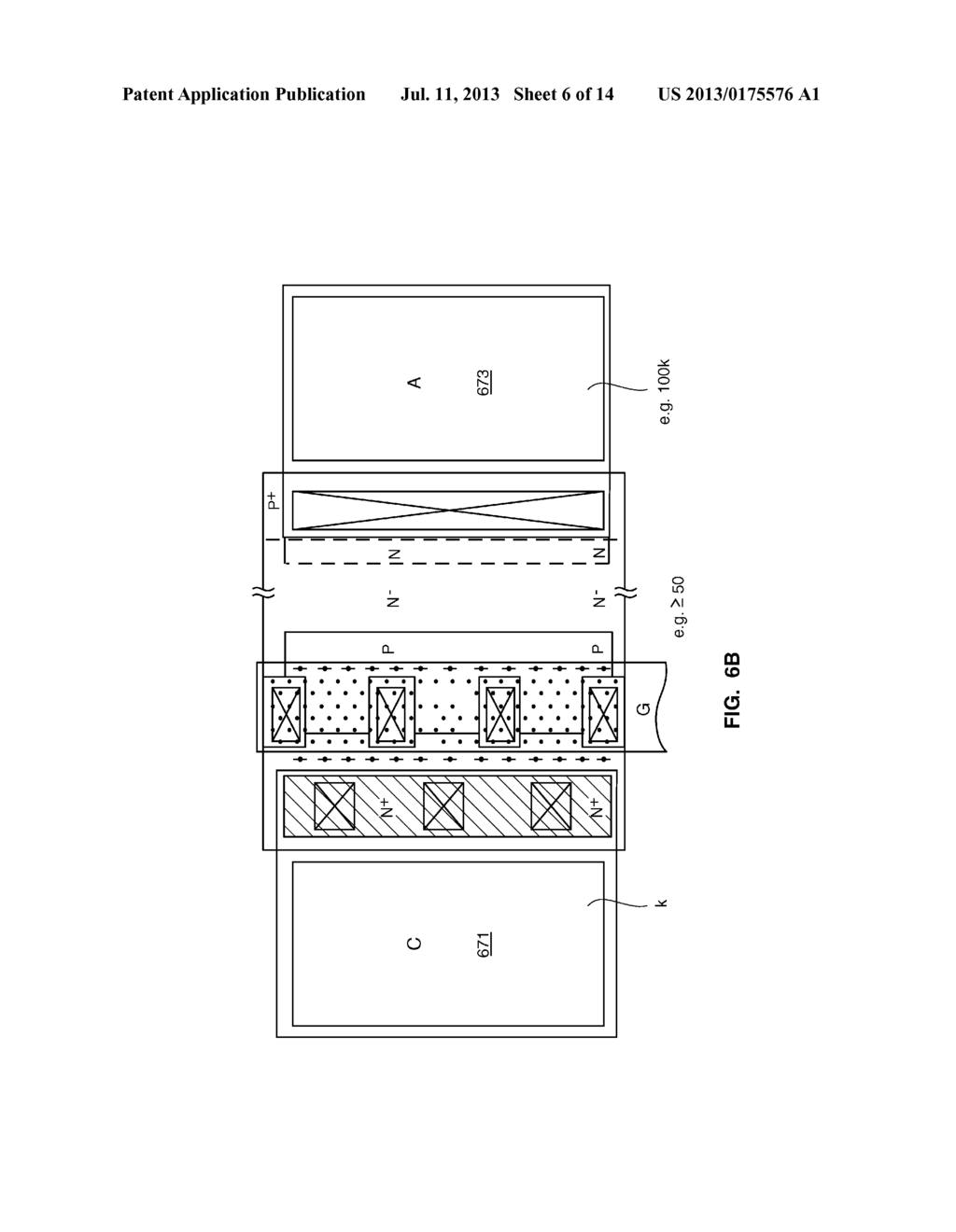 Systems, Devices, and Methods with Integrable FET-Controlled Lateral     Thyristors - diagram, schematic, and image 07