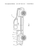 TRUCK BED DOOR WITH OPTIONAL EXTENSION AND ACCESSORIES diagram and image