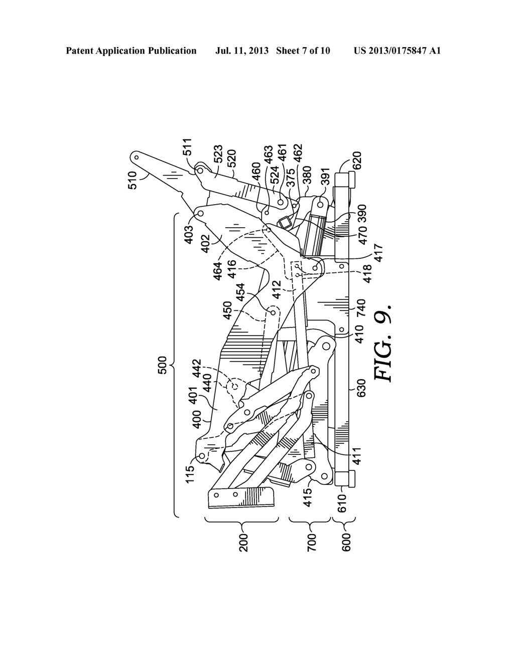 LINKAGE MECHANISM FOR A DUAL-MOTOR LIFTING RECLINER - diagram, schematic, and image 08