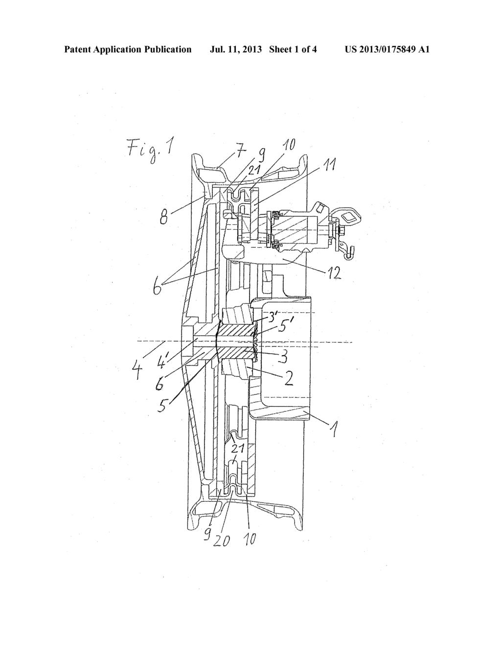 Wheel Assembly for Motor Vehicles - diagram, schematic, and image 02