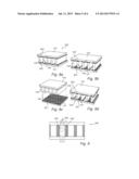 Transparent OLED device with high intensity diagram and image