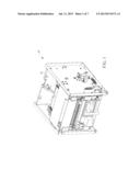 FIXING MECHANISM FOR FIXING A THERMAL PRINT HEAD MODULE IN DIFFERENT     POSITIONS AND THERMAL SUBLIMATION PRINTER THEREWITH diagram and image