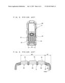 WATERPROOF TYPE ELECTRONIC APPARATUS diagram and image