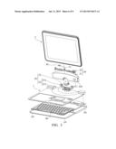 PORTABLE ELECTRONIC DEVICE AND DOCKING DEVICE THEREOF diagram and image