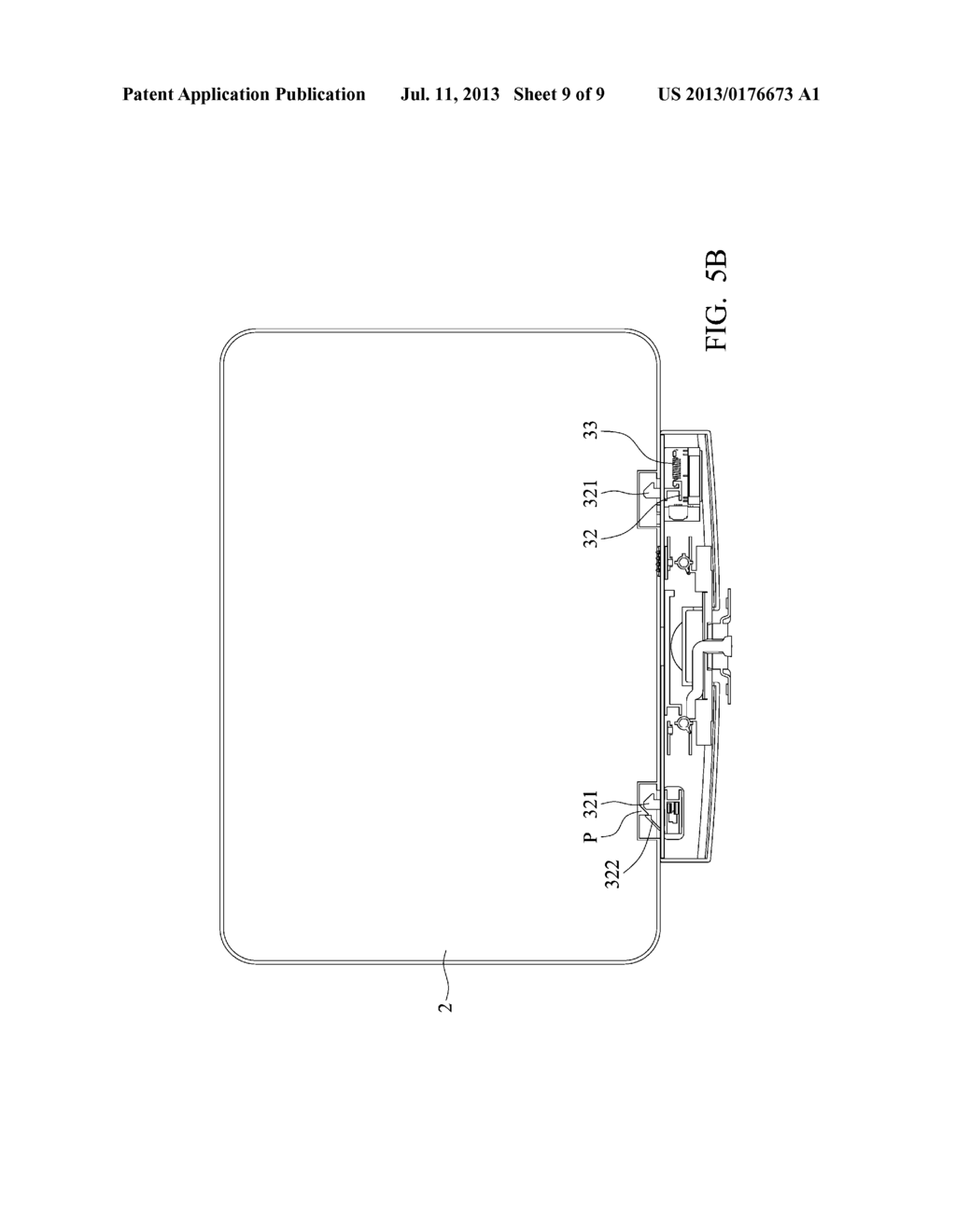 PORTABLE ELECTRONIC DEVICE AND DOCKING DEVICE THEREOF - diagram, schematic, and image 10