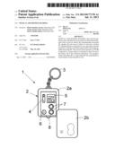 MUSICAL ADVERTISING KEYRING diagram and image