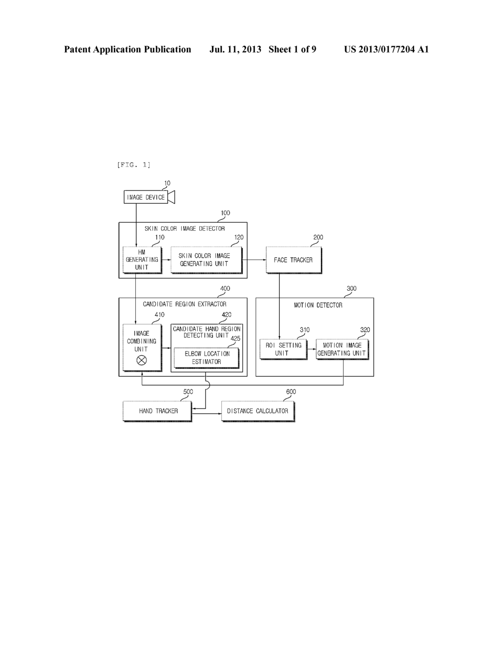 APPARATUS AND METHOD FOR TRACKING HAND - diagram, schematic, and image 02