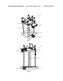 Offshore Unit and Method of Installing Wellhead Platform Using the     Offshore Unit diagram and image