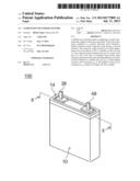 LITHIUM ION SECONDARY BATTERY diagram and image