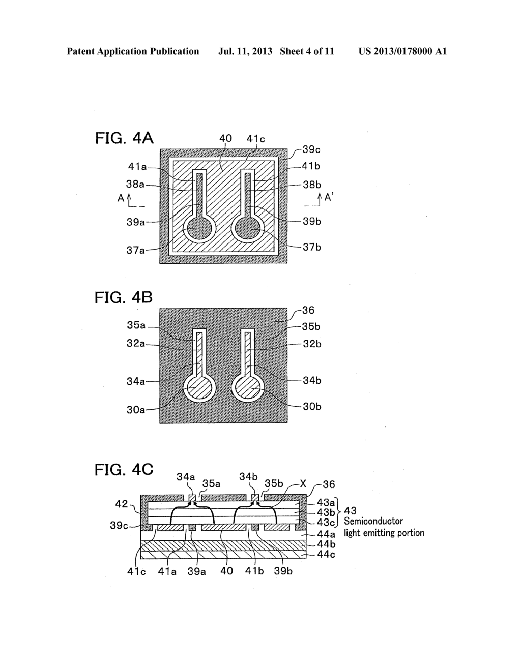 METHOD FOR FABRICATING SEMICONDUCTOR LIGHT EMITTING DEVICE - diagram, schematic, and image 05