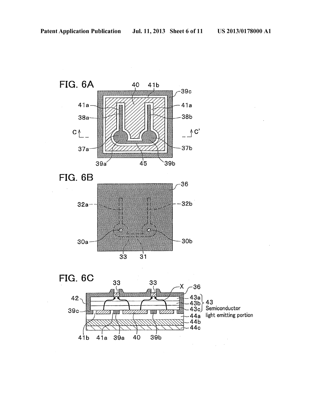 METHOD FOR FABRICATING SEMICONDUCTOR LIGHT EMITTING DEVICE - diagram, schematic, and image 07