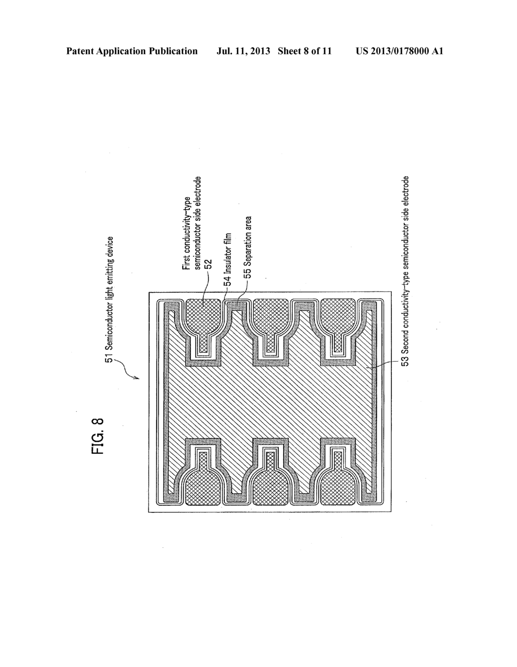 METHOD FOR FABRICATING SEMICONDUCTOR LIGHT EMITTING DEVICE - diagram, schematic, and image 09