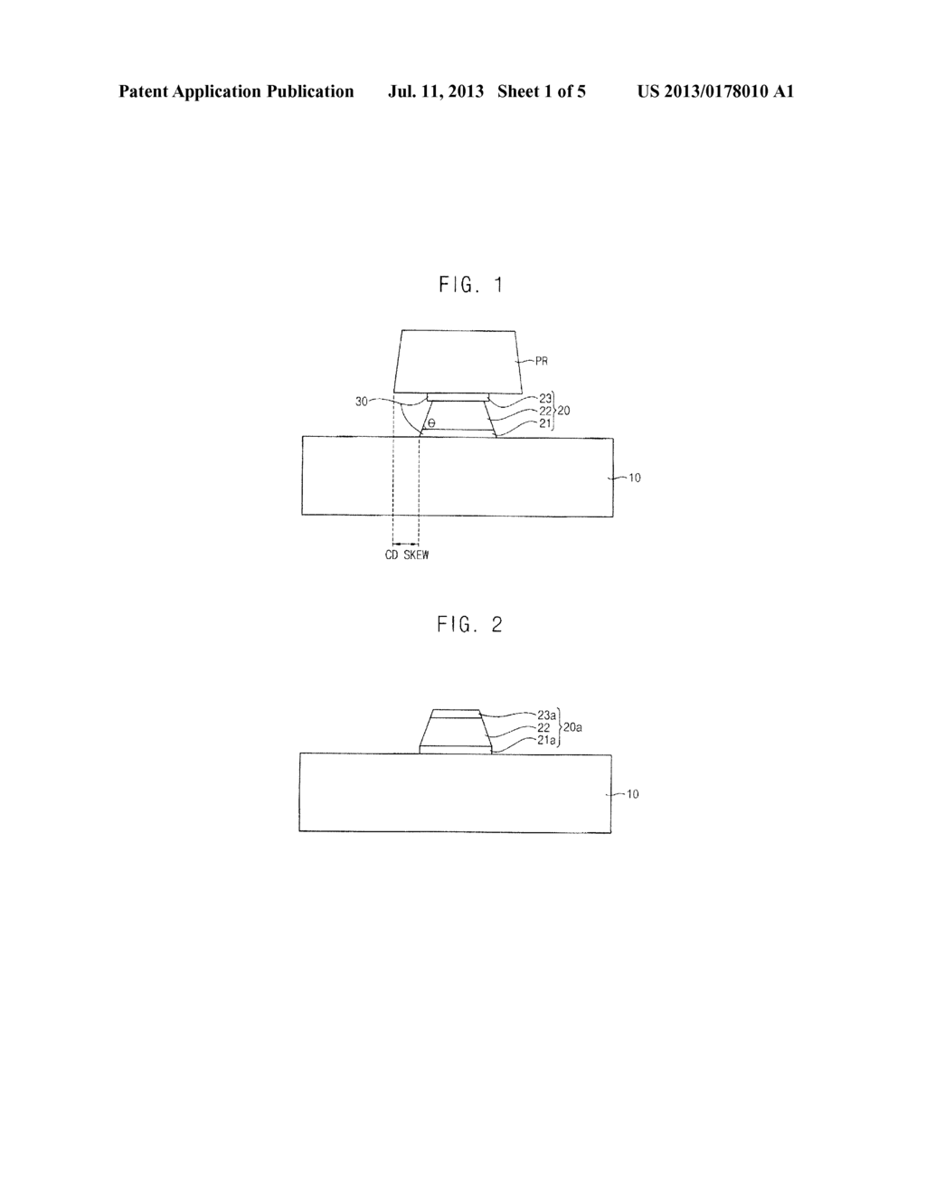 METHOD OF FORMING A METAL PATTERN AND METHOD OF MANUFACTURING A DISPLAY     SUBSTRATE - diagram, schematic, and image 02