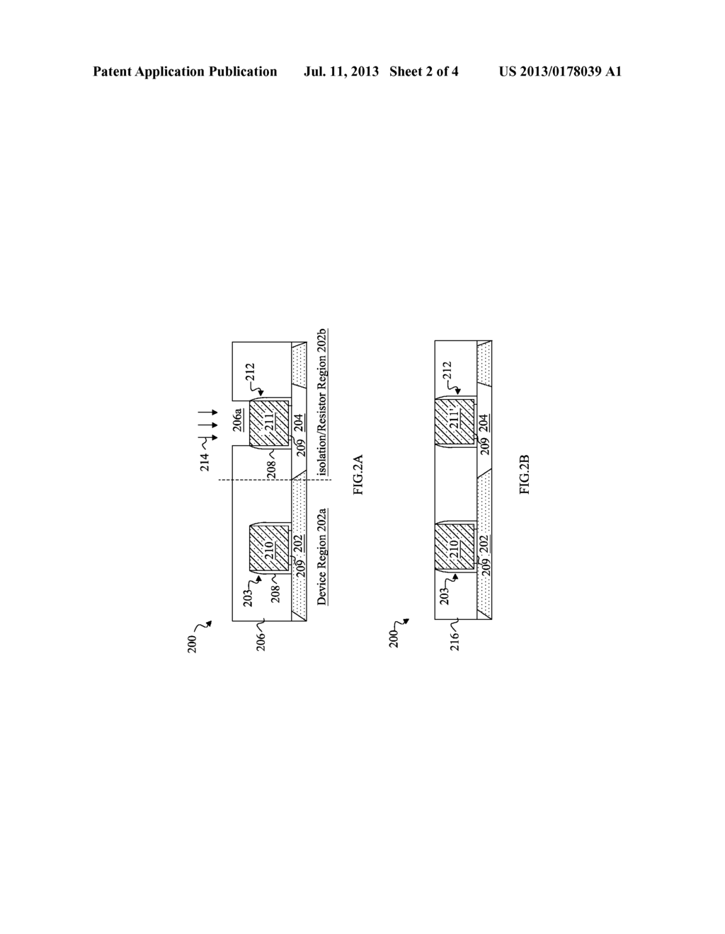 INTEGRATED CIRCUIT RESISTOR FABRICATION WITH DUMMY GATE REMOVAL - diagram, schematic, and image 03