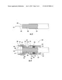 QUICK MOUNT CONNECTOR FOR A COAXIAL CABLE diagram and image