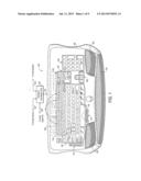 Gaming Keyboard With Key Rim Lighting And Related Methods diagram and image