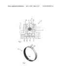 WRAP-AROUND BRAKING DEVICE FOR PLANETARY GEAR TRAINS AND PLANETARY GEAR     TRAIN HAVING A WRAP-AROUND BRAKING DEVICE diagram and image