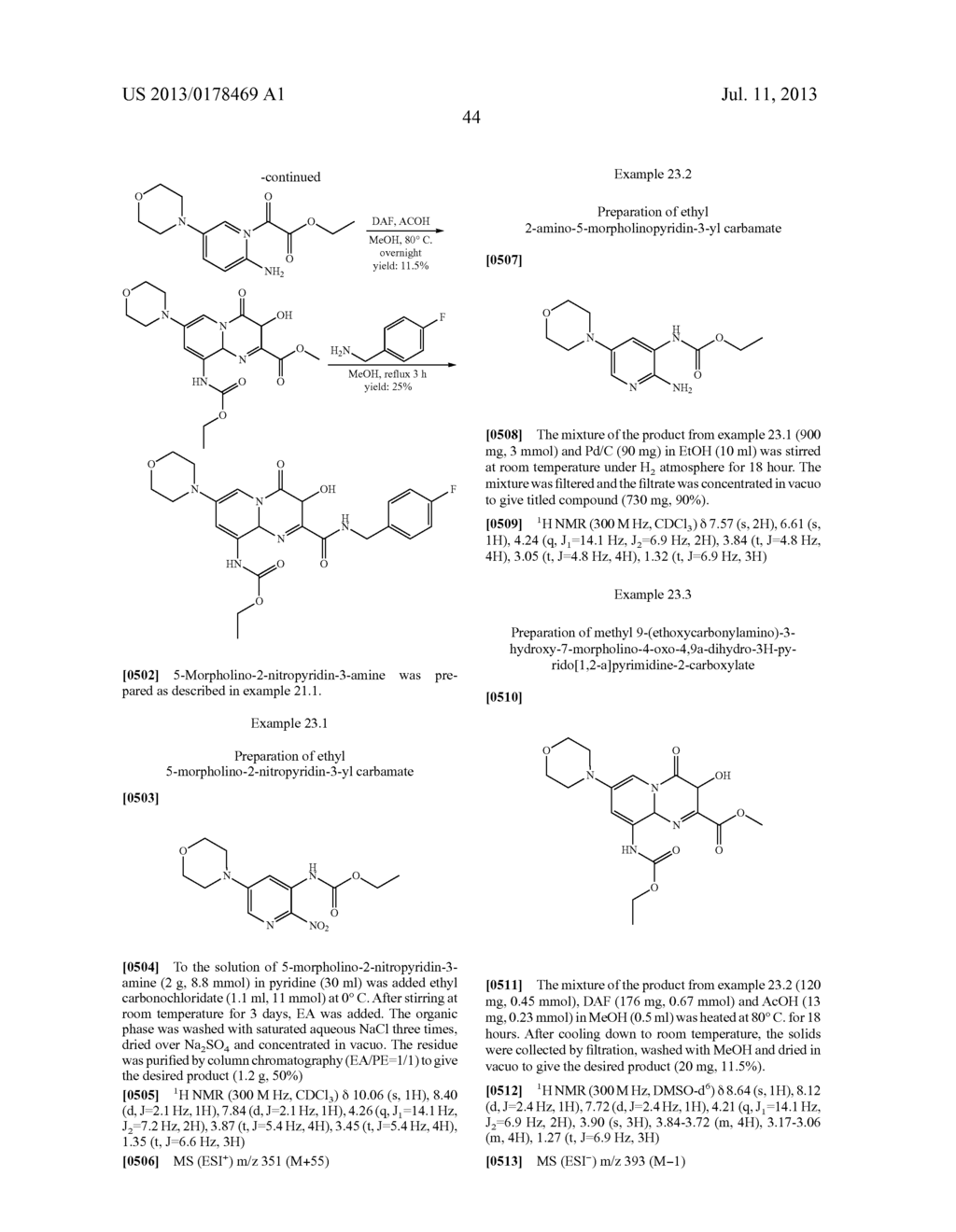 NOVEL ANTIVIRAL AGENTS - diagram, schematic, and image 45