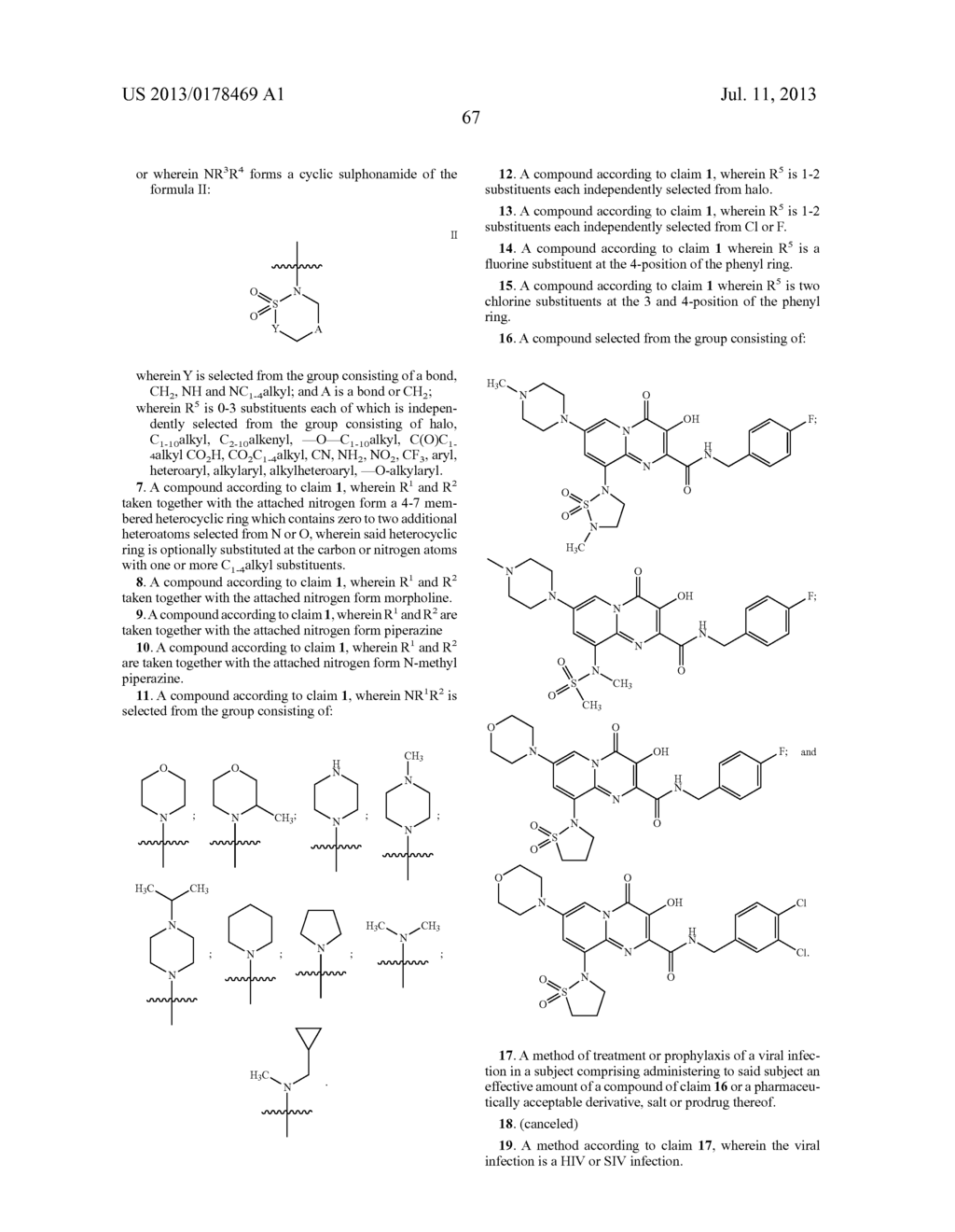 NOVEL ANTIVIRAL AGENTS - diagram, schematic, and image 68