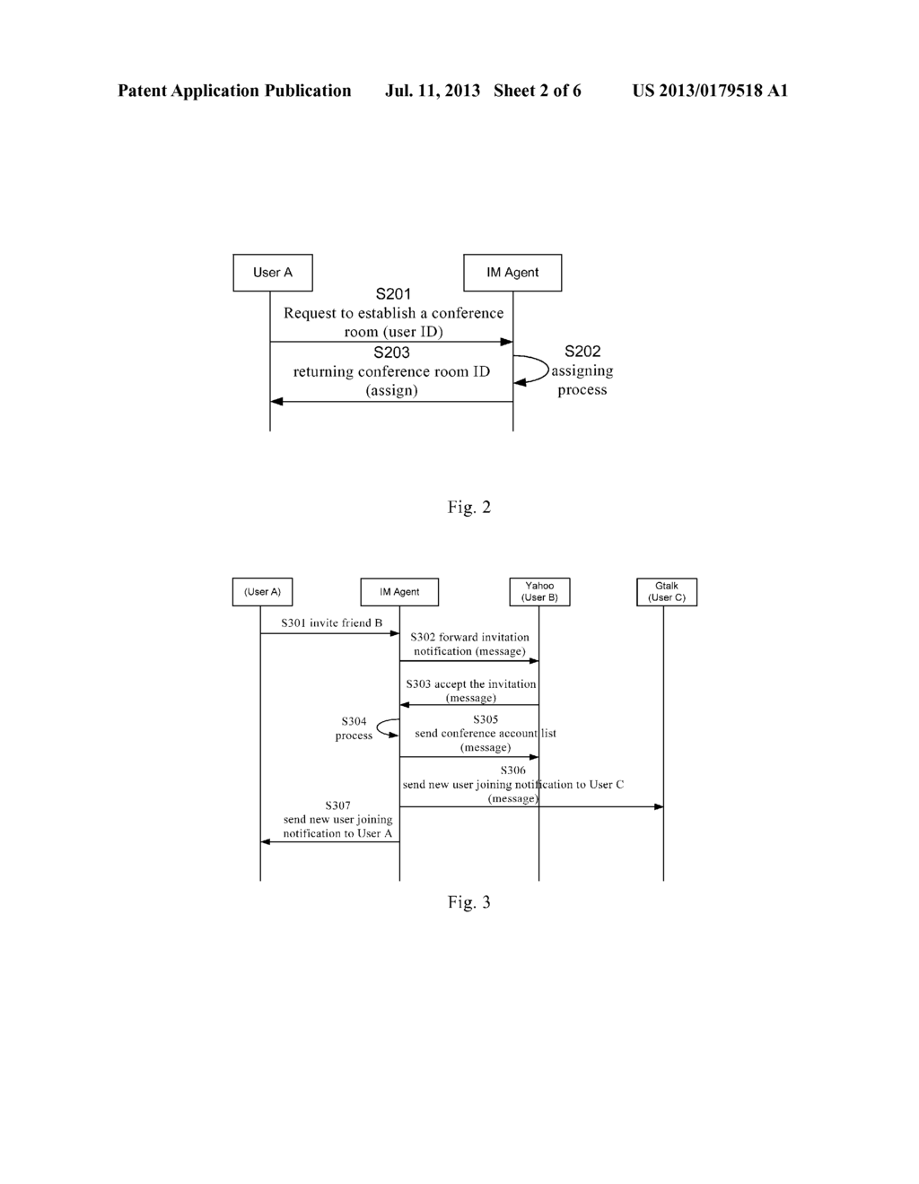 METHOD AND SYSTEM FOR HAVING A CONFERENCE ACROSS IM SYSTEMS - diagram, schematic, and image 03