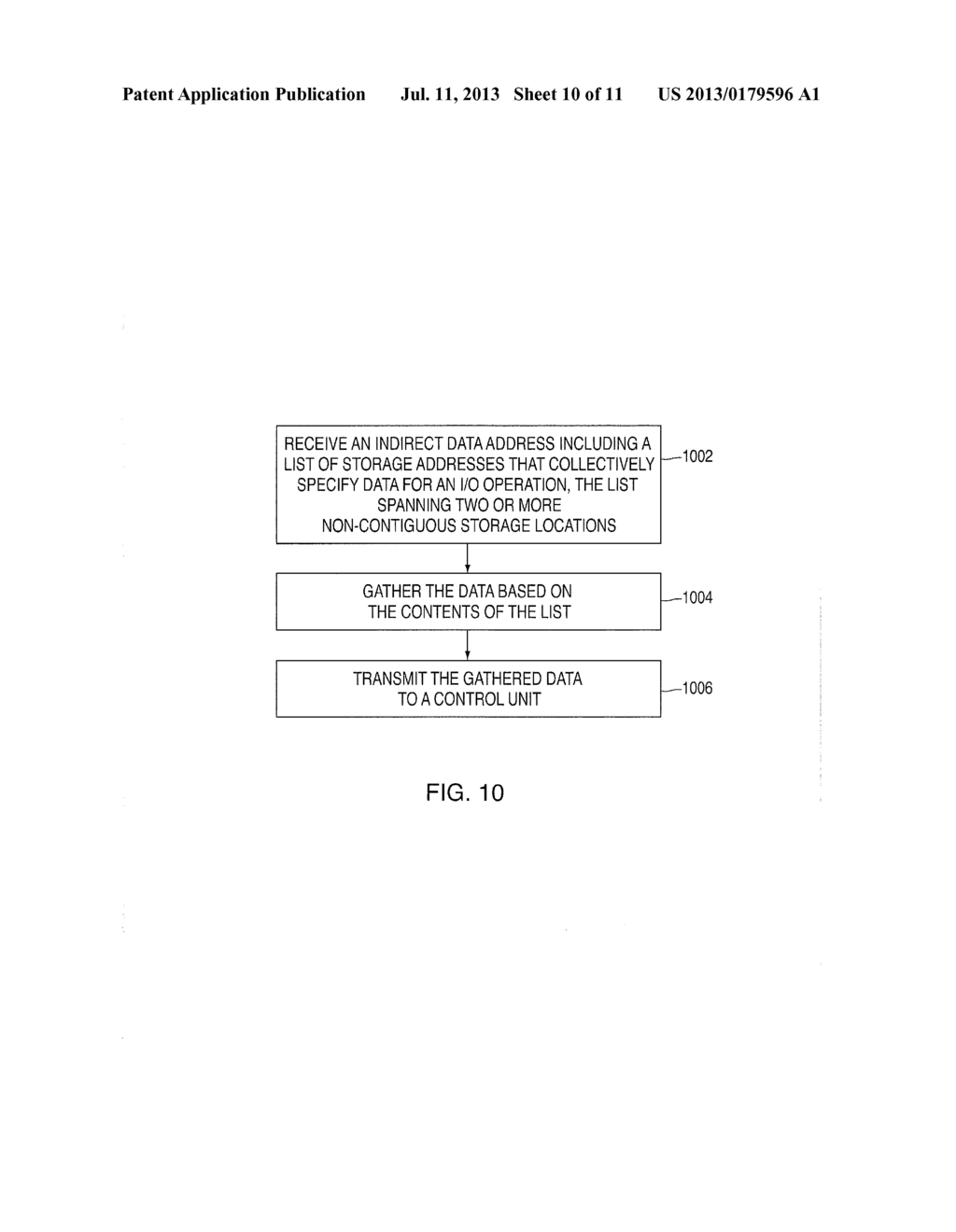 PROVIDING INDIRECT DATA ADDRESSING IN AN INPUT/OUTPUT PROCESSING SYSTEM     WHERE THE INDIRECT DATA ADDRESS LIST IS NON-CONTIGUOUS - diagram, schematic, and image 11