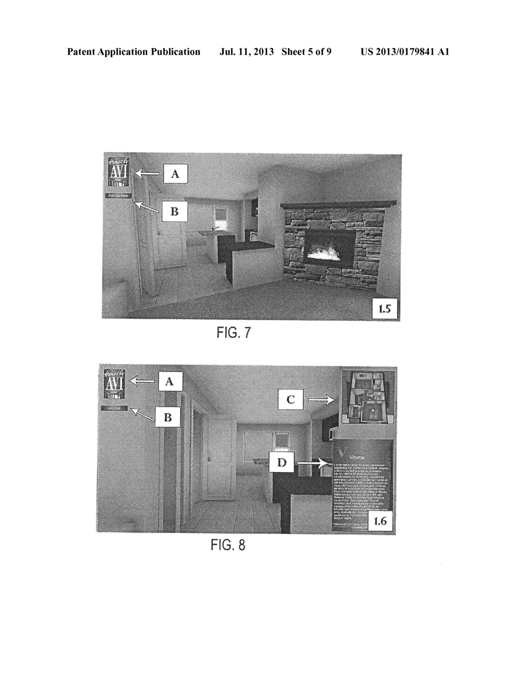 System and Method for Virtual Touring of Model Homes - diagram, schematic, and image 06