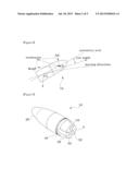 BULLET INCLUDING AN AIR-GUIDING RECESS diagram and image