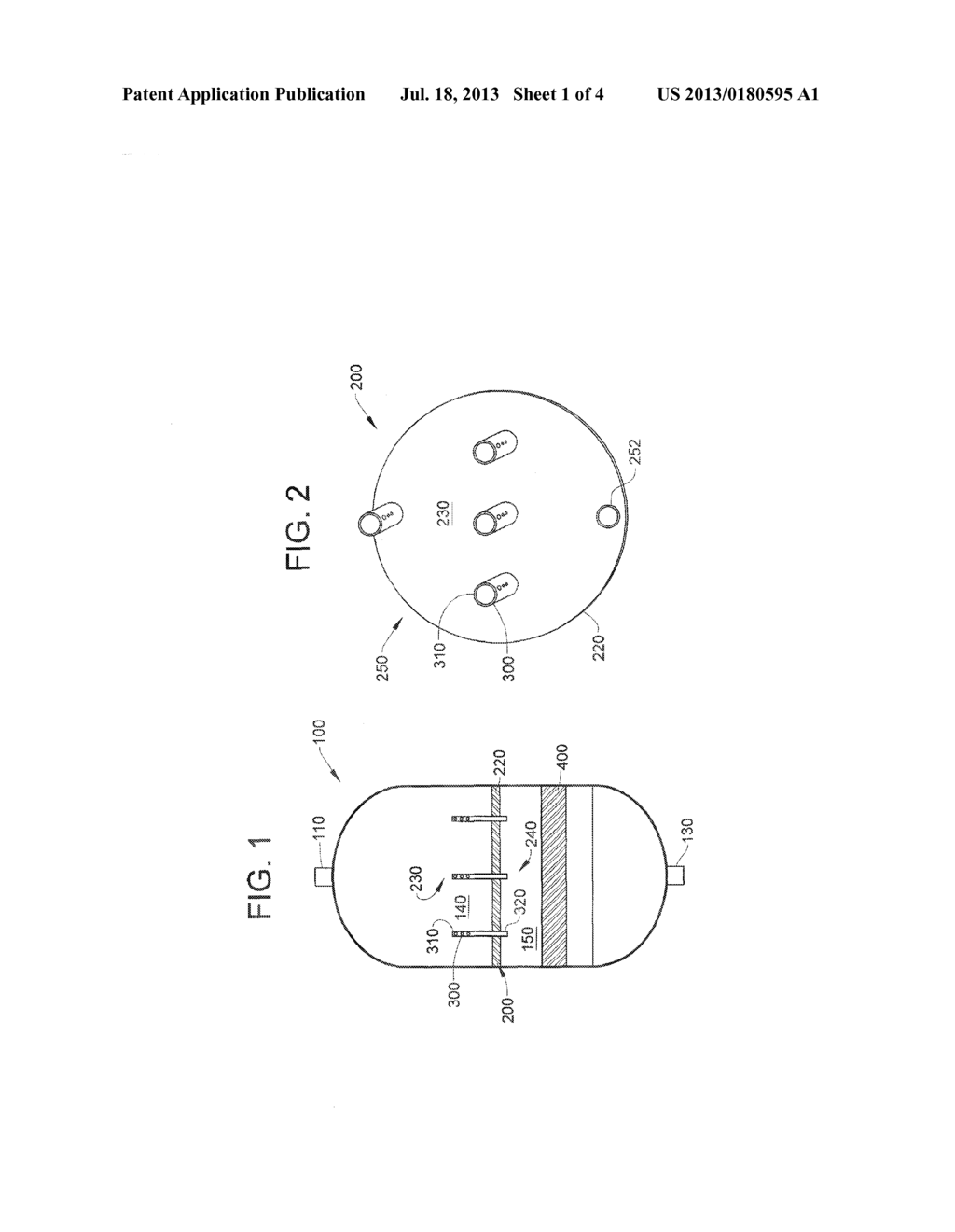 VESSEL, DISTRIBUTION TRAY, AND METHOD FOR PASSING ONE OR MORE FLUIDS - diagram, schematic, and image 02