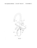 Fixing Structure of a Pull-Out Faucet diagram and image