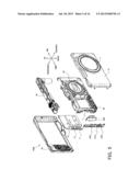 COVER ATTACHMENT STRUCTURE AND ELECTRONIC DEVICE diagram and image