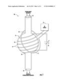 HYDROCARBON RESOURCE PROCESSING DEVICE INCLUDING SPIRALLY WOUND ELECTRICAL     CONDUCTOR AND RELATED METHODS diagram and image