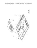 FLAT PANEL DISPLAY INCLUDING A HINGE ASSEMBLY diagram and image