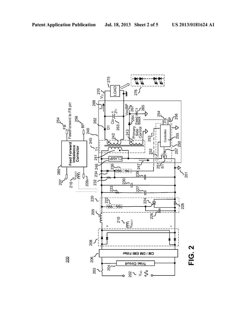 FEED FORWARD IMBALANCE CORRECTOR CIRCUIT - diagram, schematic, and image 03