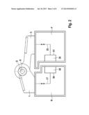 METHOD AND DEVICE FOR CONTACTLESS TRANSMISSION OF ELECTRIC ENERGY AND/OR     ELECTRIC SIGNALS BETWEEN A WALL AND A WING FASTENED TO SAID WALL diagram and image