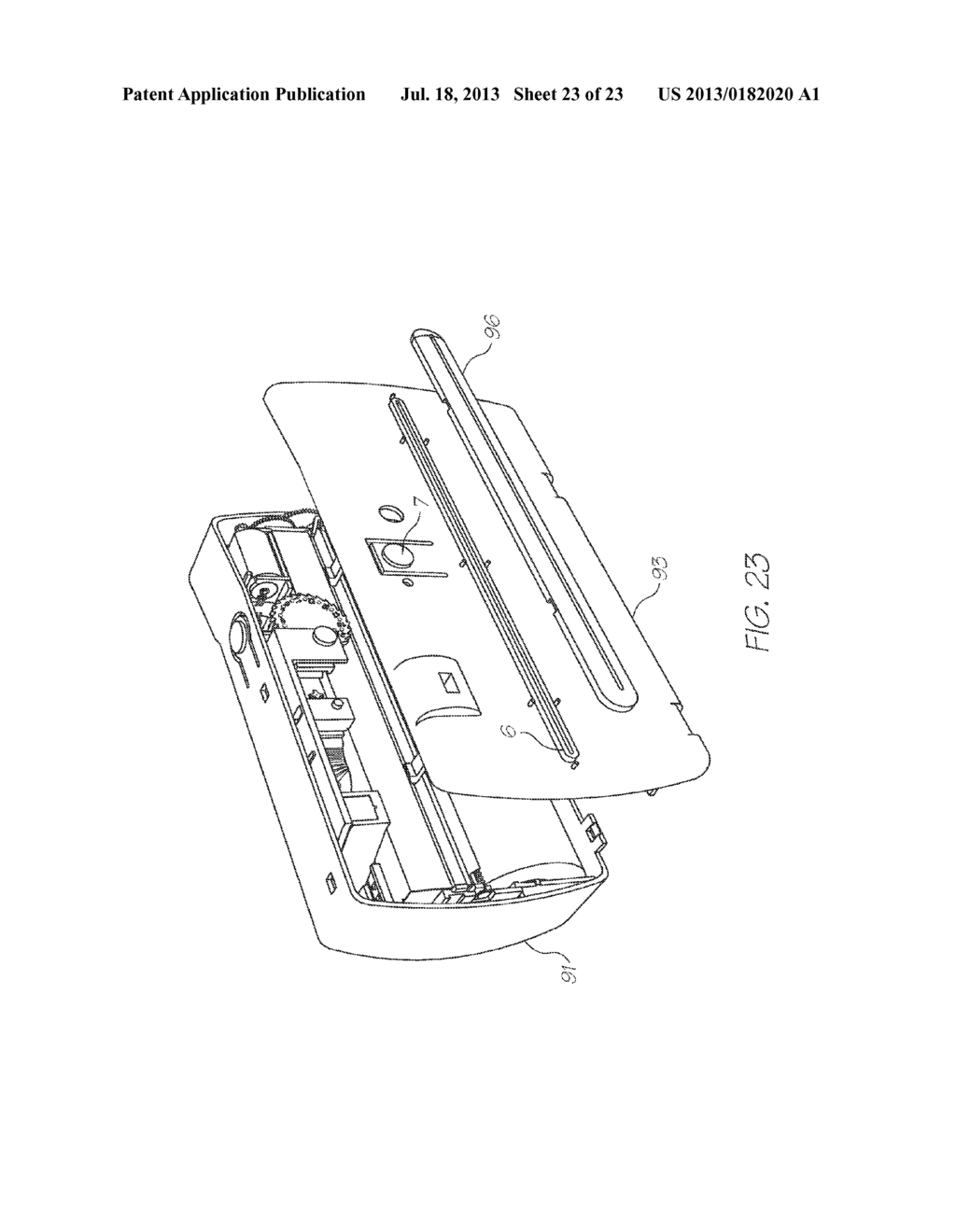 Disposable digital camera with printing assembly - diagram, schematic, and image 24