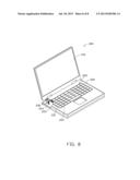 KEYBOARD AND ELECTRONIC DEVICE EMPLOYING THE KEYBOARD diagram and image