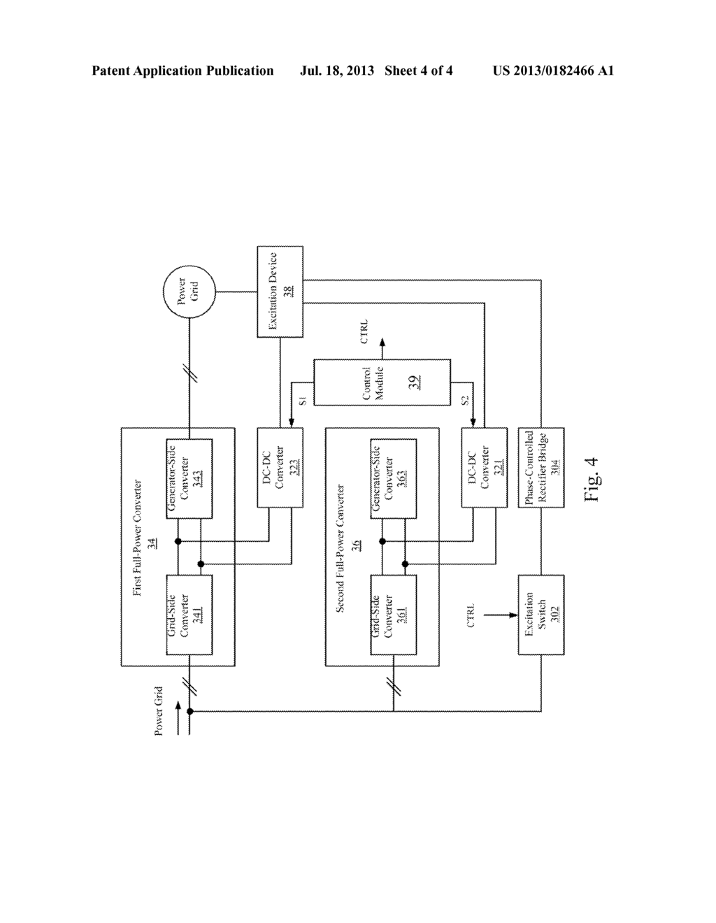 EXCITATION CONTROL CIRCUIT AND ELECTRICALLY EXCITED WIND POWER SYSTEM     HAVING THE SAME - diagram, schematic, and image 05