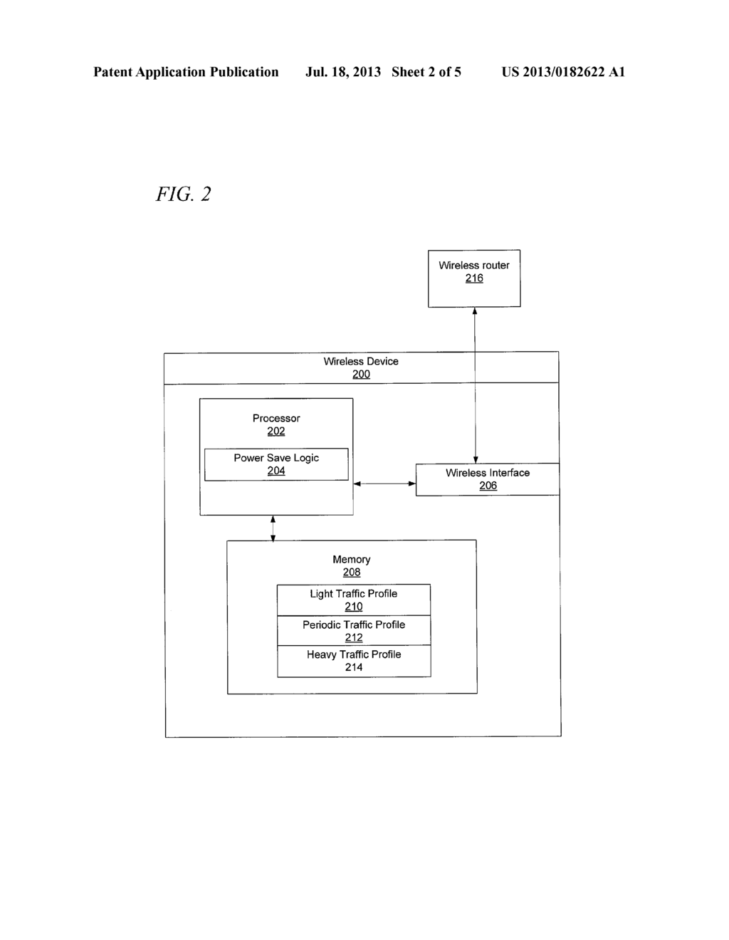 SYSTEM AND METHOD FOR ADAPTIVE POWER CONSERVATION BASED ON TRAFFIC     PROFILES - diagram, schematic, and image 03