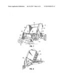 Scraping, hauling and compacting machine diagram and image